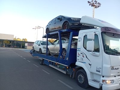 הגרר של חברת all-grar גורר 3 רכבים